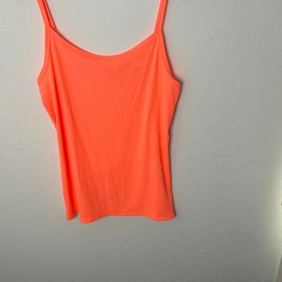 No boundaries Neon Coral Ribbed Tank - Picture 2 of 4